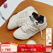 蓋世威（K·SWISS）【秀場(chǎng)同款】運動(dòng)鞋男女情侶鞋復古真皮低幫板鞋Si-18滿(mǎn)貫鞋8381 9218-102大白熊 男女同款 40 男