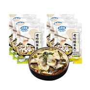 GUO LIAN國聯(lián)水產(chǎn)金湯老壇酸菜魚(yú)439g加熱即食黑魚(yú)片半成品家庭裝預制菜 酸菜魚(yú) 439g *6大包【老壇酸菜魚(yú)】