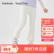巴拉巴拉balaOne寶寶長褲女童喇叭褲2025秋季休閑褲時髦復古208325108009