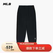 MLB休閑褲女男運動褲工裝褲25新款小logo束腳長褲3APTB0151-50BKS