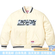 SUPREME聯(lián)名款 SS25Camo迷彩校隊美式潮流夾克 男女同款 白色/White M
