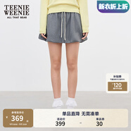 Teenie Weenie bearnova2025秋季新款女裝簡(jiǎn)約時(shí)尚氣質(zhì)花苞蓬蓬裙 深灰色 S