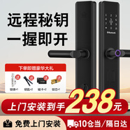 威恒 指紋鎖密碼鎖智能門鎖電子鎖家用防盜門 c級(jí)鎖芯智能門防小黑盒 經(jīng)典款-五合一開鎖【包安裝】 專配鎖體+開門磁卡