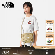 北面（The North Face）單肩背包斜挎包戶(hù)外休閑運動(dòng)時(shí)尚百搭便攜收納25春夏新品|8AMV LK5/卡其色 2.5升/185*230*70mm