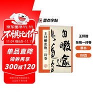 墨點字帖 王鐸贈張抱一詩卷 歷代經(jīng)典碑帖高清放大對照本毛筆字帖