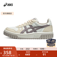 亞瑟士ASICS男鞋女鞋運動(dòng)休閑鞋復古籃球鞋百搭板鞋 COURT MZ 白色/米色 38