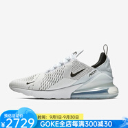 耐克（NIKE）男鞋跑鞋Air Max休閑運動鞋 時尚戶外 春夏新款 輕盈透氣 抓地 White/White/Black 10-44