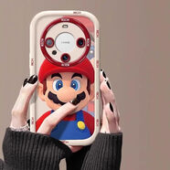 適用華為mate70pro手機殼60防摔保護套50pro新款40全包30軟殼 華為Mate 70 古董白-泡芙殼[X212馬里奧字母白]