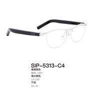 思柏（STEPPER）適配新款華為智能眼鏡2原裝更換前框飛員 鈦空  方形金絲配鏡 司徠柏SIP-5313-C4可拆卸