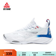 匹克態(tài)極音爆3.0籃球鞋實(shí)戰(zhàn)輕質(zhì)舒適包裹運(yùn)動(dòng)鞋耐磨緩震比賽球鞋 【女款】激流配色-大白/暗藍(lán) 40