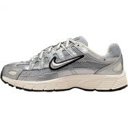 NIKE耐克P-6000網(wǎng)面真皮皮革舒適百搭防滑耐磨低幫女款跑步鞋銀色 銀色 35.5