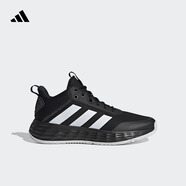adidas OWNTHEGAME 2.0低幫團(tuán)隊(duì)款實(shí)戰(zhàn)運(yùn)動(dòng)籃球鞋男子阿迪達(dá)斯   黑/白   50.5