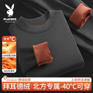 花花公子保暖內(nèi)衣男士巨厚北方三斤秋衣秋褲男加厚加絨德絨超厚套裝秋冬