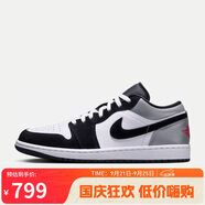 耐克NIKE男休閑鞋喬丹AJ1 JORDAN 1低幫運(yùn)動鞋 HF3148-106黑白灰42.5