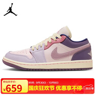 耐克NIKE休閑鞋男女潮流喬丹AJ1 JORDAN 1運(yùn)動(dòng)鞋DZ2768-651粉紫36.5