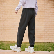 斯凱奇（Skechers）長(cháng)褲女秋冬2025新款黑色休閑長(cháng)褲時(shí)尚百搭運動(dòng)衛褲加絨保暖束腳褲 百搭黑色 （加絨） S /155/64A