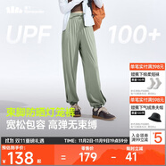 蕉下（beneunder）束腳休閑褲子女士運(yùn)動闊腿冰絲防曬長褲速干高腰春夏25新款A(yù)L205