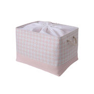 恩寶樂(lè )輕奢家用衣柜折疊收納箱被子衣物收納儲物整理箱搬家神器大容量 甜蜜粉 48*38*35高