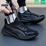 彪馬（PUMA）跑步鞋男女 2025秋季新款低幫網(wǎng)面透氣運動(dòng)鞋專(zhuān)業(yè)公路跑鞋男 【黑武士】經(jīng)典黑/曬圖退10 37 (230mm)