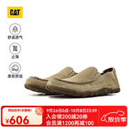 CAT卡特一腳蹬休閑船鞋輕便通勤低幫鞋商場(chǎng)同款P714832N1EMC31/07 杏黃 40