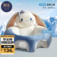 蒂樂 嬰兒學(xué)坐椅枕頭寶寶練坐神器不傷脊柱四季寶寶練坐沙發(fā)4個(gè)月-3歲 【非免洗涼感款】萌兔 -防側(cè)翻