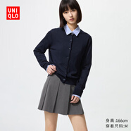 優(yōu)衣庫女裝打褶迷你裙褲/休閑短褲25秋冬新款480302 08 深灰色 S /155/64A