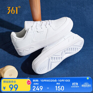 361°運動(dòng)女鞋秋冬季學(xué)生復古厚底增高小白休閑板鞋子女682116601F-7