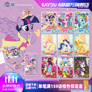 卡游小馬寶莉卡片整盒趣影包4彈小馬寶莉小卡正版黑背CR卡牌