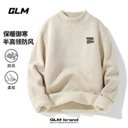 GLM毛衣男秋冬季重磅加厚半高領(lǐng)長(zhǎng)袖針織衫男士潮流寬松保暖打底衫