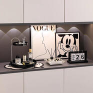 赟婭入戶(hù)玄關(guān)鑰匙收納擺件輕奢高檔客廳裝飾畫(huà)進(jìn)門(mén)口鞋柜精致簡(jiǎn)約家居 雙層收納組合【八件套A】