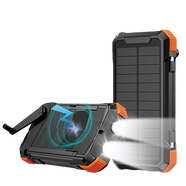 喜越太陽(yáng)能充電寶20000毫安大容量3C認證戶(hù)外三防2萬(wàn)移動(dòng)電源5萬(wàn)適用于蘋(píng)果華為小米手機快充通用電源 20000毫安+太陽(yáng)能單面板手搖點(diǎn)煙器快充無(wú)線(xiàn)充