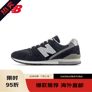 NEW BALANCE【新色上市】New Balance NB官方25男女日系覆古薄底鞋CM996GR2 深藍色CM996NV2 36 腳長(cháng)22cm