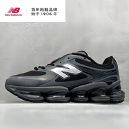 NBnew balance2000網(wǎng)面透氣緩震氣墊跑步鞋休閑運動(dòng)鞋男女老爹鞋 nb2000黑白 36