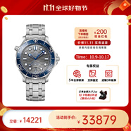 歐米茄（OMEGA） 瑞表海馬系列天文認(rèn)證機(jī)械300米潛水男表42mm【11.11提前購(gòu)】 鋼帶灰盤210.30.42.20.06.001