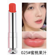 迪奧DIOR口紅法國亞菲烈焰藍金999絲絨啞光滋潤720變色唇膏女朋友禮物 潤唇膏025#蜜桃果汁