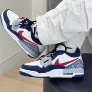 耐克（NIKE）女鞋籃球鞋秋季新款運(yùn)動(dòng)鞋Air Jordan Legacy 312 AJ312休閑鞋 CD9054-164白藍(lán)紅 35.5