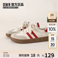 Semir德訓鞋女鞋2025秋季舒適運動(dòng)鞋板鞋女七夕SFYM233038 米紅 36