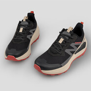 美駱世家登山鞋戶(hù)外男夏季徒步鞋防滑防水輕便透氣緩震運動(dòng)鞋高彈越野跑鞋 6969黑色 39 （標準運動(dòng)鞋尺碼）