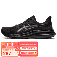 亞瑟士（asics）跑步鞋男女款透氣緩沖減震穩(wěn)定黑武士運(yùn)動(dòng)鞋JOLT 4/VENTURE JOLT 4男 1011B603-001 43.5