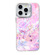 OPPO崩壞3愛莉希雅漸變彩銀羽紗手機殼適用iPhone15pro蘋果14/16/Xsmax華為P70OPPOvivo小米 彩銀9857_留言備注機型 vivo_Y7s