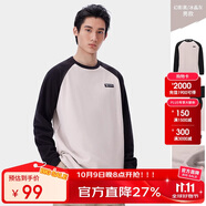 駱駝（CAMEL）戶外抓絨衣男內(nèi)搭秋冬長袖T恤220g輕量聚熱 A14CA6K788  L