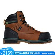 斯凱奇（Skechers）男靴徒步鞋戶外登山鞋工作靴中筒靴緩震防滑大黃靴歐美版春秋季 棕色 BROWN 40 碼/美碼7.5