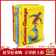 英文原版 Curious George 好奇猴喬治 32個(gè)故事大合輯 汪培珽書(shū)單推薦第3階段 綠山墻 預售 精裝禮盒裝7冊 綠山墻圖書(shū)