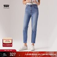 Levi's李維斯冰酷系列女士錐形美式復(fù)古簡(jiǎn)約藍(lán)色cleanfit牛仔褲 藍(lán)色 26 (27)