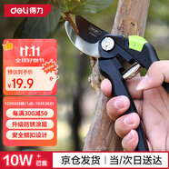 得力修枝剪刀樹(shù)枝剪 果樹(shù)剪花枝剪盆栽花卉園林園藝剪刀修枝神器8英寸