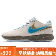耐克（NIKE）男子 LeBron 20秋款減震耐磨籃球鞋 DV9089-801 灰藍 40