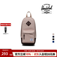 Herschel加拿大赫行 經(jīng)典系列Heritage男女單肩斜挎包手機包 淺灰褐色/菊苣咖啡色 8升