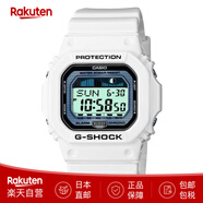 卡西歐（CASIO）女士運動(dòng)手表潮汐圖游泳防水200米GLX-S5600 白色GLX-5600-7JF