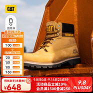 CAT卡特大黃靴馬丁靴男靴牛皮面固特異戶外工裝登山靴P725756O1EDC25 經(jīng)典款 43