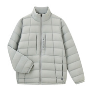 NAUTICA諾帝卡童裝男童女童羽絨服秋冬季兒童外套輕薄款大童鵝絨輕量超薄 淺灰 160